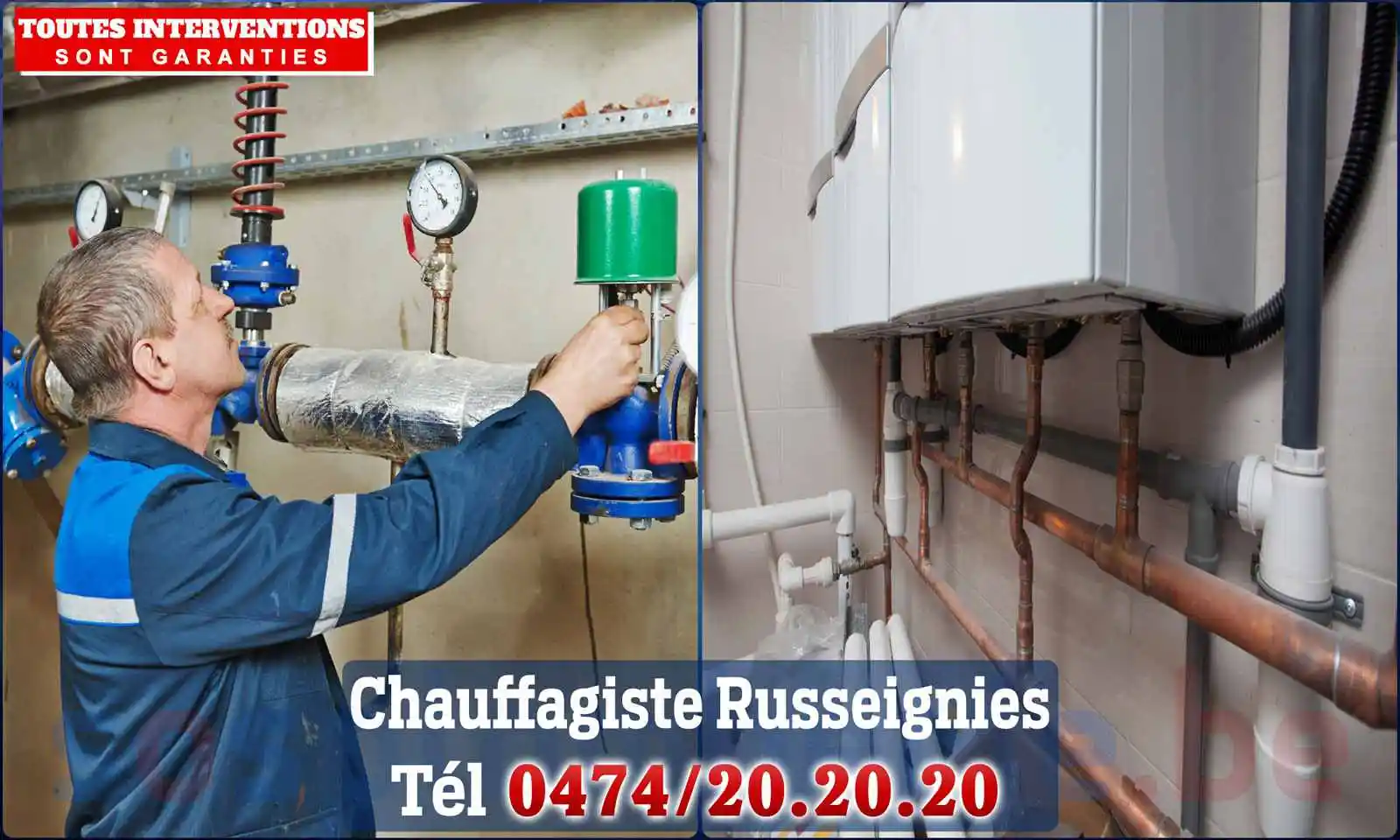 Chauffagiste agréé à Russeignies 7750